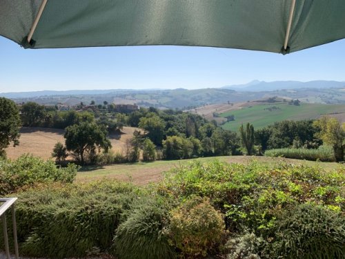 Eeuwig veranderend uitzicht vanaf ons terras