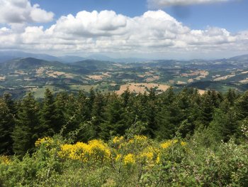 Mooi uitzicht over Le Marche