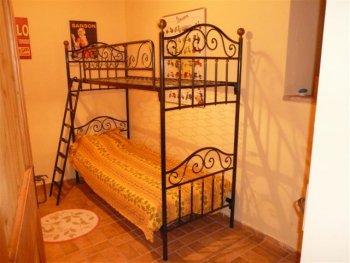 Spannend slapen in een 'letto a castello'